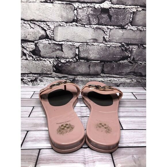 Vince Camuto Evolet Blush Rose Jelly Rubber Thong Sandals Women’s Sz 8M US/39EU - Picture 7 of 16